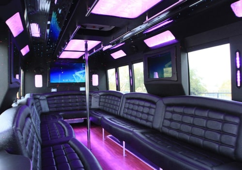 party bus interior Elgin il limo